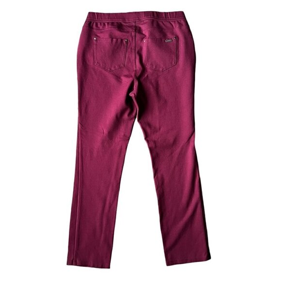 Tahari Elements Burgundy Red Casual Women’s Dress Pants. Size Medium - Picture 2 of 9